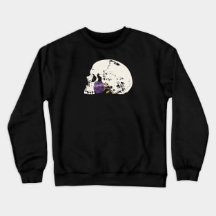 The Skull and the Purple Rose Crewneck Sweatshirt